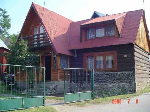 Dom w Pieninach nad Jeziorem Czorsztyńskim