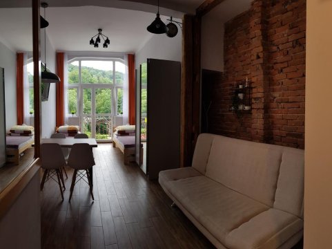 Noclegi Kwatery Pokoje - Apartament z balkonem - Krynica Zdrój