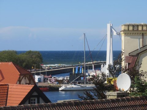 widok z okna - BetulaAPART - Apartament z widokiem na morze