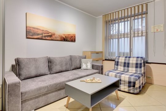 Apartament Blue 45m2, dla 2-5 osób - Apartamenty Muminki 
