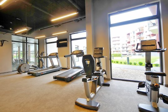 Apartamenty Nemo Polanki Park Kołobrzeg 350 m.od plaży. Balkon, basen, sauna. 