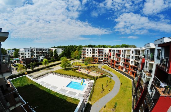 Apartamenty Nemo Polanki Park Kołobrzeg 350 m.od plaży. Balkon, basen, sauna. 