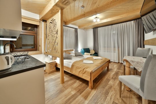 Górskie Wspomnienie, apartamenty Najlepszy Widok 100m wyciągi, 800m termy