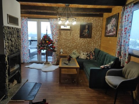 Salon - Bieszczadzka Chatka w Smereku 