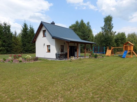 Domek całoroczny w lesie na Kaszubach, Wdzydze,Bory Tucholskie,Dla rodzin,Natura