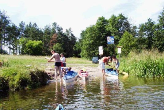 Spływ rzeką Krutynią - ok. 8 km - Cyklada,ok.250 m od jeziora,10 min. od centrum,promenady,aqaparku,parku linowego