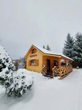 Lawendowy domek z ogrodem z widokiem na góry, obok lasy, stawy, blisko Karpacza