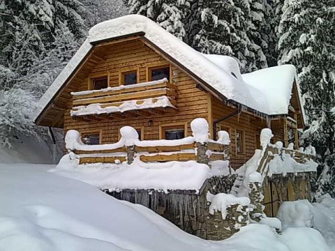 zima  - Górska Chata dom z basenem