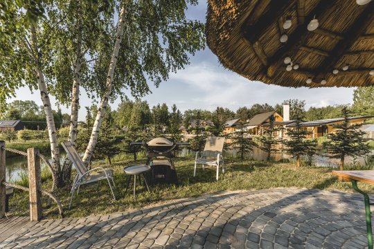 Nad Stawami. Domek z prywatną plażą z dala od miejskiego zgiełku