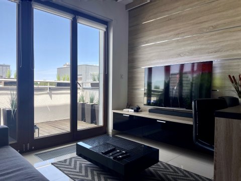 4UApart - Apartment studio Platan New York - 1 pokój z tarase, 27m 2 , 4 piętro , ul.W.Polskiego 18c - 4UApart Apartments