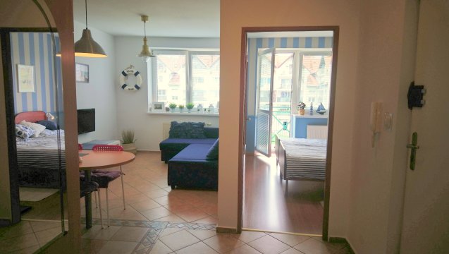 Mieszkanie wakacyjne KUPIECKIE, 2 pokoje do 4 osoby.