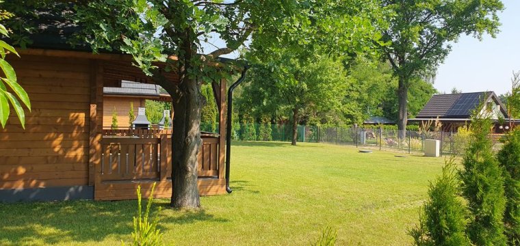 Domki z bala przy plaży nad Głuszyńskim Orle 72B