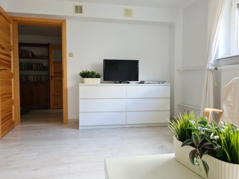 salon,pokój wypoczynkowy w Apartamencie Zosia - Apartamenty nad morzem Orłowo