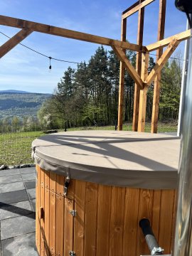 Nowoczesny domek z pięknym widokiem na Beskidy