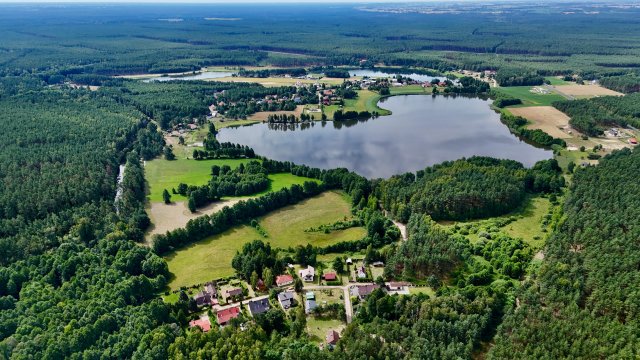   Domek w sercu Borów Tucholskich, w lesie, blisko jeziora na wyłączność