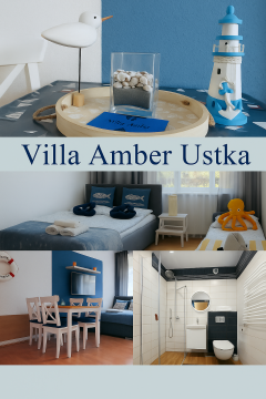 Pokój3-4-osobowy - VILLA AMBER  USTKA - pokoje z osobnym wejściem