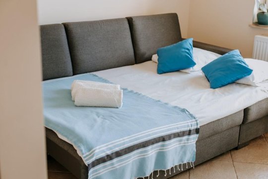 Widok na łóżko - Apartament Milbertus