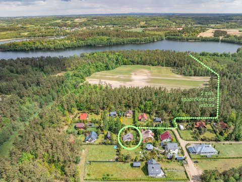 Bielawki Domek Kaszuby jezioro Gowidlińskie 