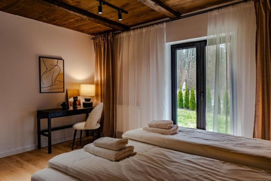 Przystań Roztocze, nowoczesny dom z sauną i jacuzzi