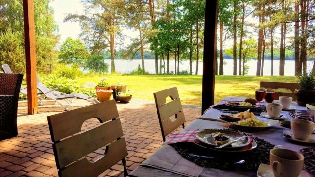 JW MAZURY Domy Wakacyjne nad Jeziorem dom KORMORAN