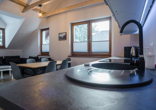 Aston -domek przy lesie, przestronny, apartamenty