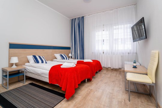 Dwuosobowe pokoje hotelowe z prywatną łazienką