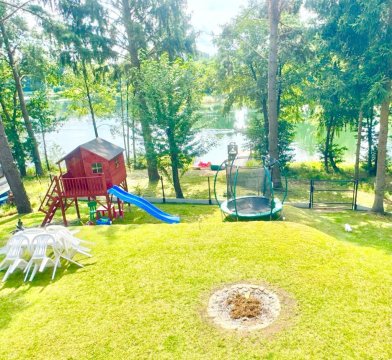 Dom domek całoroczny Porost nad jeziorem do wynajęcia do 8 osób