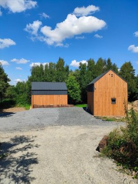 Brzozowy zakątek w Pokrzywnej