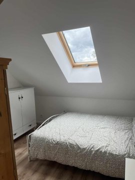 Blue cottage near Krakow