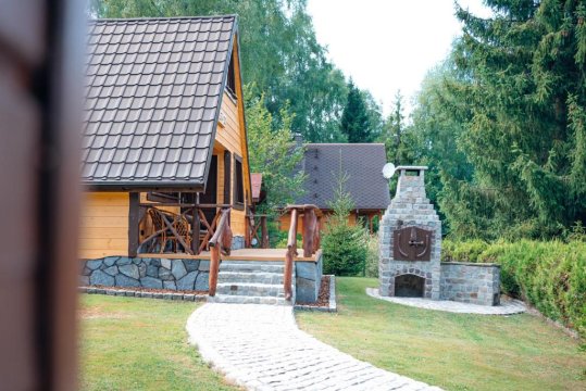 Domek za Księżycem - azyl z balią, kominkiem i prywatnym ogrodem, Ustroń