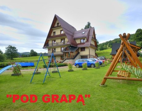 Widok z ogrodu - Pokoje Pod Grapą - ZAKOPANE