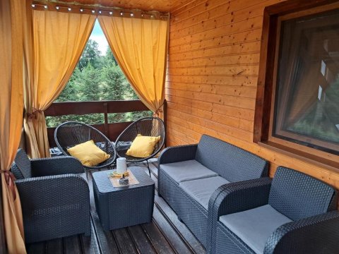 Drewniany Domek Daria i Tomek 2 domki na 8 osób