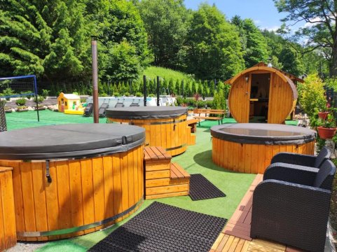 Drewniany Domek Daria i Tomek 2 domki na 8 osób