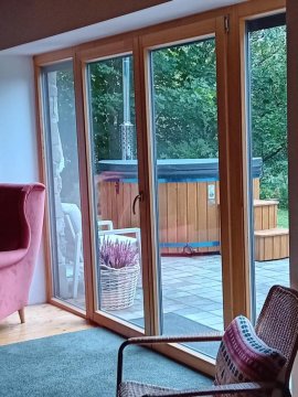 Przystanek Klimczok -przytulny dom na wyłączność z balią i pięknym widokiem na góry