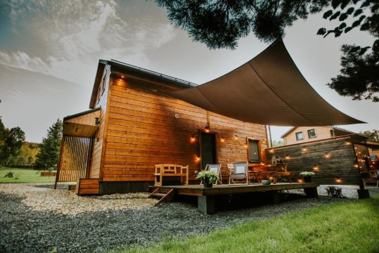 Domki Rower-Narty-Leżak - całoroczne, niezależne, taras, grill, zadaszone jacuzzi, ognisko, duży teren, blisko las