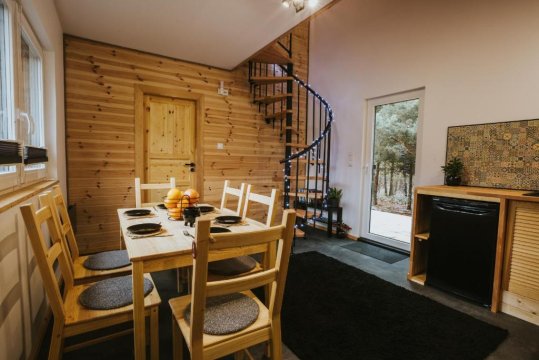 Domki Rower-Narty-Leżak - całoroczne, niezależne, taras, grill, zadaszone jacuzzi, ognisko, duży teren, blisko las