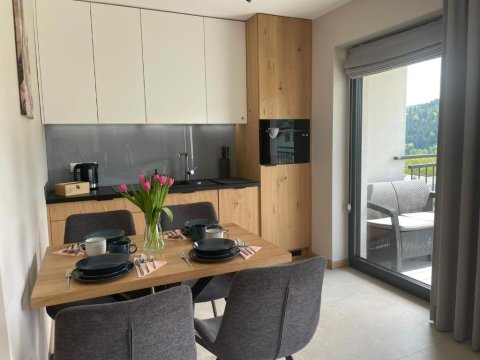 Apartament TOSIA Szczyrk z widokiem na góry i garażem