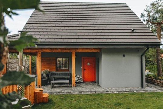 Skrzaci zakątek - domek z prywatną balią z jacuzzi