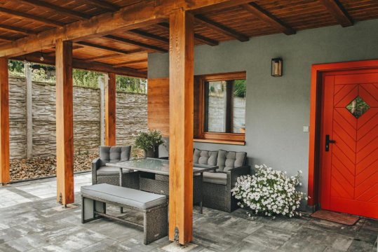 Skrzaci zakątek - domek z prywatną balią z jacuzzi