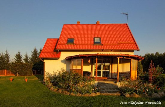 Samodzielny, całoroczny dom dla gości - Agroturystyka Ranczo na Mazurach. Cisza i spokój z widokiem na jezioro Omulew
