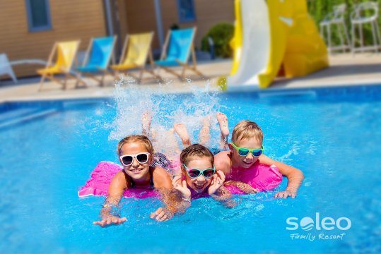 SOLEO® Family Resort - domki z basenem | IDEALNY DLA RODZIN | 3 min od plaży