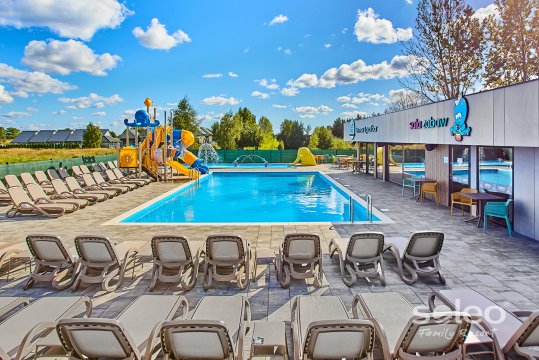 SOLEO® Family Resort - domki z basenem | IDEALNY DLA RODZIN | 3 min od plaży