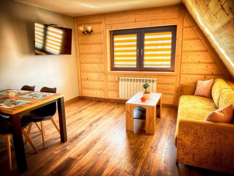 Apartament Chowańcówka z widokiem na góry typu studio obok stoków narciarskich i blisko basenów termalnych
