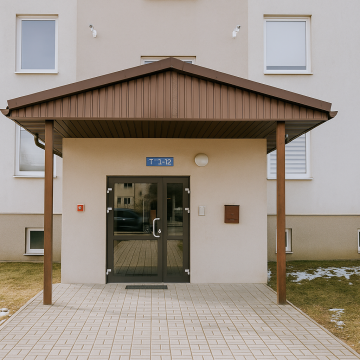Wejście do klatki - Apartament Milbertus - Spokojna część Sandomierza