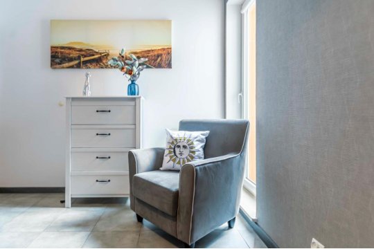 Apartament Riwiera dla 2 par i 2 dzieci, 300 m od plaży