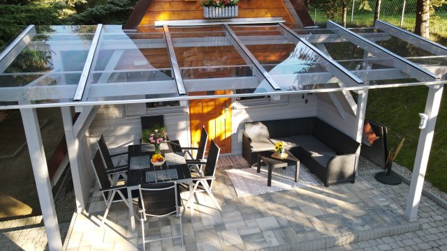 Górski Drewniany Domek w lesie termy sauna SPA las góry jezioro