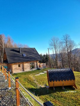 Babiogórska Chata - dom z bali z jacuzzi i sauną