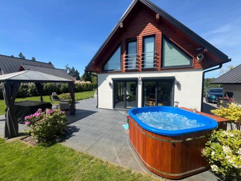 Całoroczny Domek Bielik Lubniewice,jakuzzi, jezioro,blisko SPA
