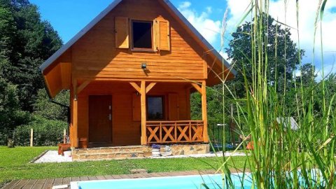 Domek Skowronek z basenem - Sylwester