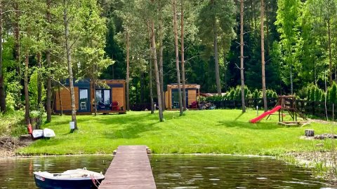 Makosieje Resort-15 m od jeziora,ogrzewanie,prywatna plaża,wi-fi - Sylwester